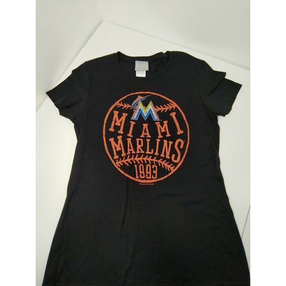 Official Vintage MLB Miami Marlins 1993 Women's T Shirt SIZE Small Graphic - Picture 3 of 5